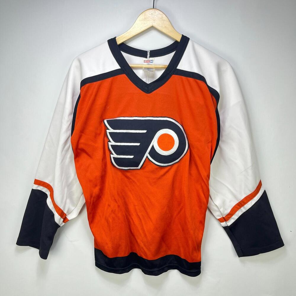 Vintage 90s Philadelphia Flyers CCM NHL Hockey Jersey Small